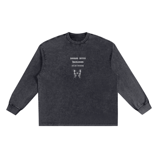 Eternal Beings - Oversize Long Sleeve in Black