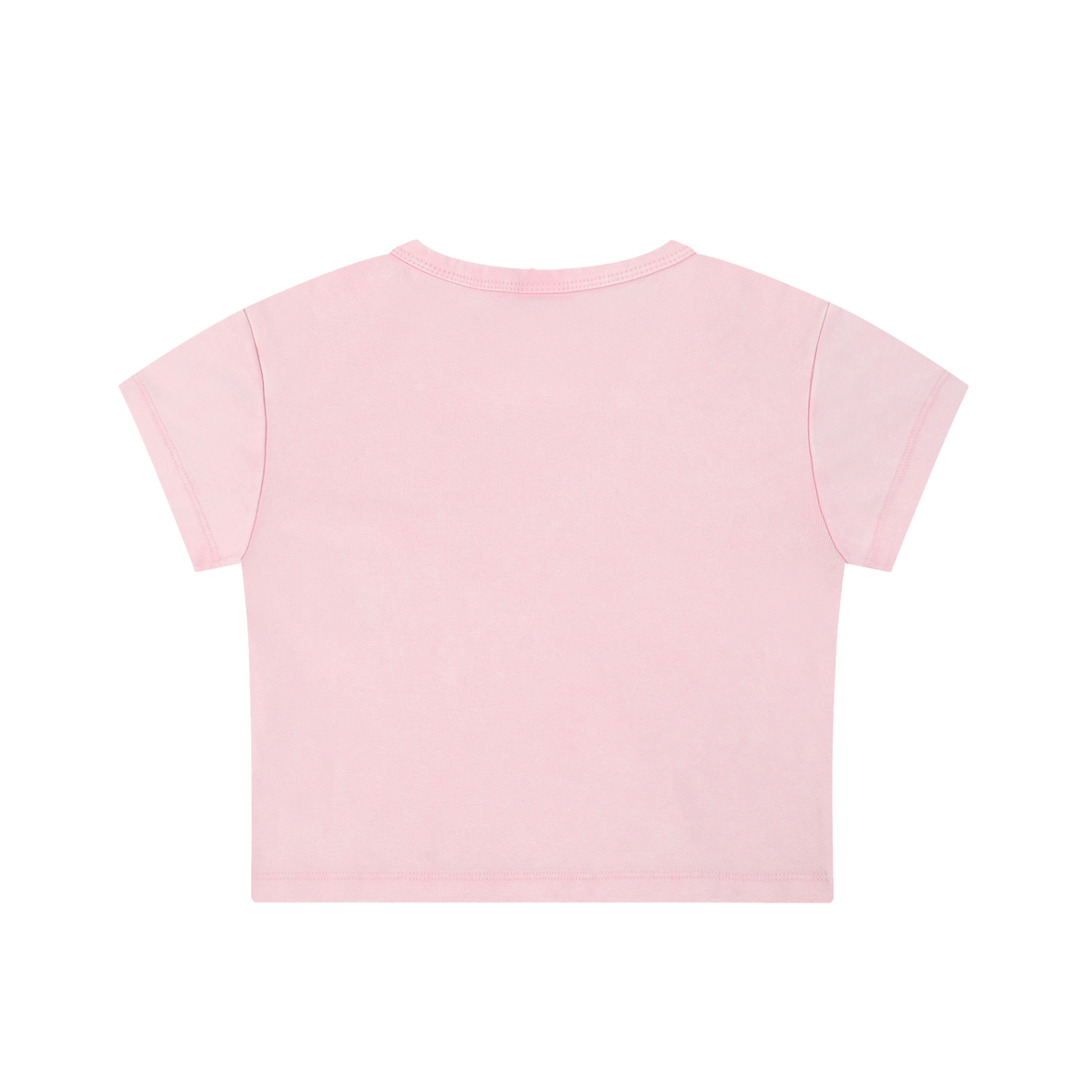 Angelita Pura — Snow Washed Pink Crop Top